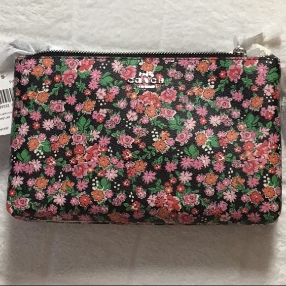 COACH LYLA CROSSBODY IN POSEY CLUSTER FLORAL PRINT - Picture 5 of 5
